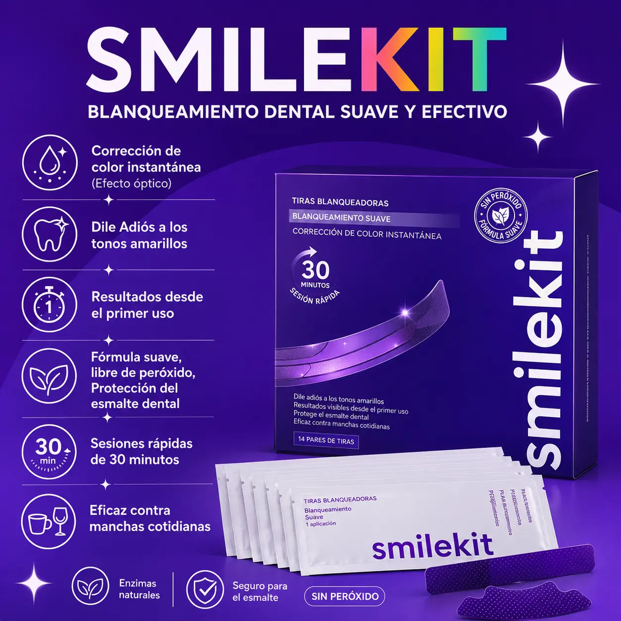 SMILEKIT - LUCE UNA SONRISA MÁS BLANCA | ENVÍO GRATIS