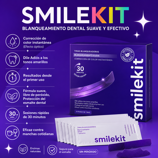 SMILEKIT - LUCE UNA SONRISA MÁS BLANCA | ENVÍO GRATIS